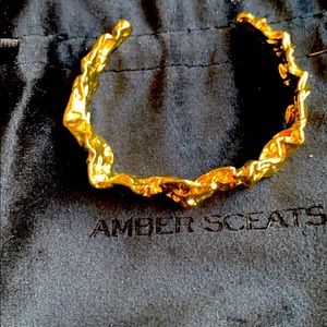 24 carat gold plated cuff